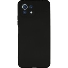 Mariposa Secret Newface Xiaomi Mi 11 Lite Kılıf Nano Içi Kadife Silikon - Siyah