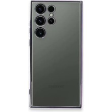 Mariposa Secret Newface Samsung Galaxy S24 Ultra Kılıf Razer Lensli Silikon - Siyah