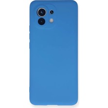 Mariposa Secret Newface Xiaomi Mi 11 Kılıf Nano Içi Kadife Silikon - Mavi