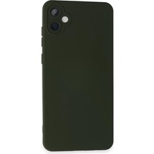 Mariposa Secret Newface Samsung Galaxy A05 Kılıf Nano Içi Kadife Silikon - Koyu Yeşil