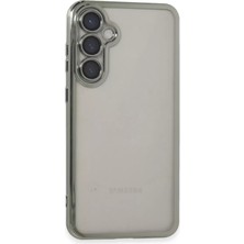 Mariposa Secret Newface Samsung Galaxy S23 Fe Kılıf Razer Lensli Silikon - Gümüş