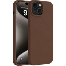 Mariposa Secret Newface Apple iPhone 15 Kılıf First Silikon - Kahverengi