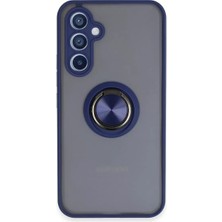 Mariposa Secret Newface Samsung Galaxy A54 5g Kılıf Montreal Yüzüklü Silikon Kapak - Lacivert