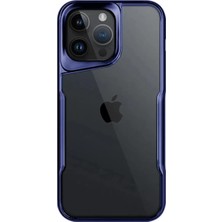 Mariposa Secret Newface Apple iPhone 14 Pro Max Kılıf Boyi Silikon Kapak - Lacivert