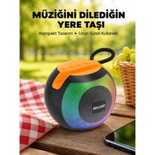 Uravas Store Rgb LED Işıklı Güçlü Baslı Kablosuz Hoparlör Yeni Nesil