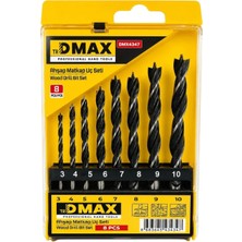 Dmax Matkap Uç Seti 8 Parça Ahşap Matkap Uç Seti
