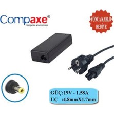 Compaxe CNH-158 Hp 30W 19V 1.58A 4.8 1.7 Notebook Adaptörü (Kdo)
