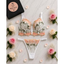 Miss Lion Lingerie Dantel Detaylı Büstiyer Takımı
