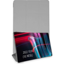 Royaleks Apple Ipad 2022 10.9 (10.nesil) Kılıf Tablet Smart Kılıf - Gri