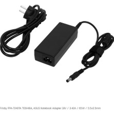Frisby FPA-7240TA Notebook Adaptör (Toshiba, Asus) 19V 3.42A (Uç Boyutu : 5.5 x 2.5mm) (Kdo)