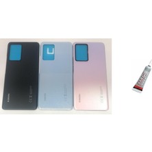 Mariposa Secret Mi 13 Lite Uyumlu Arka Batarya Kapağı (Mavi) + B70