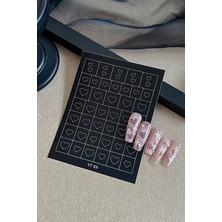 Easy Beauty Nail Art Sticker Kendinden Yapışkanlı, Tırnak Süsleme, Tırnak Dövmesi Stikır