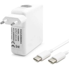 Hadron HD8899 Laptop Adaptörü 85W 20.2V 4.3A Type-C Beyaz (Kdo)