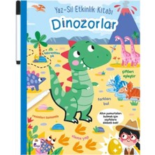 Uravas Store Yaz-Sil Etkinlik Kitabı - Dinozorlar (Kalemli)