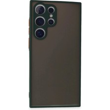 Mey Ithalat®  Samsung Galaxy S24 Ultra Kılıf Montreal Silikon Kapak - Yeşil