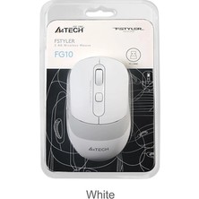 A4Tech A4 Tech FG10 Beyaz Nano Kablosuz Optik 2000 Dpı Mouse (Kdo)