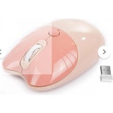 Ndneed Sevimli Kedi Kablosuz Sütlü Çay Bluetooth Mouse (Kdo)