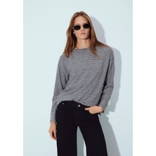 Mavi Bisiklet Yaka Çizgili T-Shirt 1613600-85407