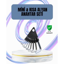 ALK 9 Parça Alyan Anahtar Seti Altıgen Uçlu Mobilya ve Tamir Için