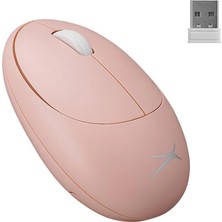 Altec Lansing ALBM7335 Pembe 2.4ghz USB 1200DPI Alkalin Pilli Kablosuz Mouse (Kdo)