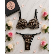 Miss Lion Lingerie Taş Detaylı Sütyen Takımı