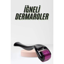 ALK Saç Çıkarma Tarağı Dermaroller 540 Iğneli Roller 1 mm Iğne Cilt Yüz Yenileme Bakım Seti