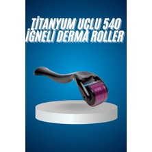 ALK Titanyum Uçlu Derma Roller 540 Iğneli 1 mm Gözenek Azaltıcı Akne Izlerine Uygun