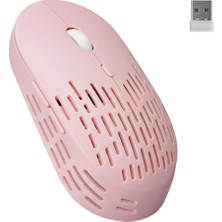 Altec Lansing ALBM7422 Pembe 2.4ghz Şarj Edilebilir Tek Renkli 1600DPI Optik Kablosuz Mouse (Kdo)