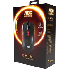 Aoc GM180B-LA Kablolu Rgb Gaming Mouse (Kdo)