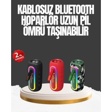ALK Taşınabilir Şarjlı Bluetooth Hoparlör Güçlü Bas