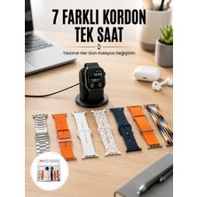 Tech Butiq Akıllı Saat ve Air Pro Kulaklık 7 Kordonlu Çok Fonksiyonlu Ikili Set Yeni Nesil