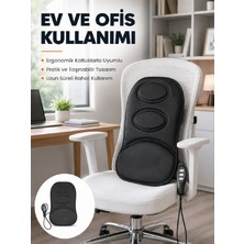 Tech Butiq Ev ve Araç Için Masaj Minderi Modlu Isıtmalı Titreşimli Koltuk Masaj Pedi