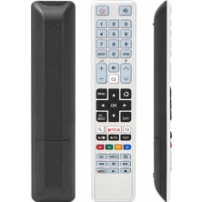 By Conners Toshiba Netflix Tuşlu Beyaz LCD LED Tv Kumandası