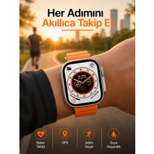 Tech Butiq Yeni Nesil Ultra Akıllı Saat Adımsayar Uyku Takibi Nabız Sensörü Yeni Nesil