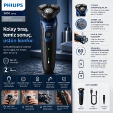 Philips 5000 Serisi Islak&kuru Tıraş Makinesi, 360° Yüz Kıvrımı Başlıklar, Hassas DÜZELTICI,S5445/03