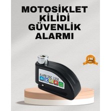 ALK Ekonomik Alarm Disk Kilidi Motosiklet Scooter Bisiklet Güvenlik