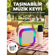 ALK Kablosuz Karaoke Mikrofon Hoparlör Seti Güçlü Ses Çıkışı Yeni Nesil