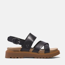 Timberland Backstrap Sandal Kadın Siyah Sandalet Tb0a61trw021