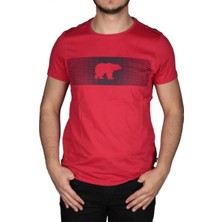 Bad Bear Fancy T-Shirt Crimson Red Kırmızı 3D Baskılı Bisiklet Yaka Erkek Tişört