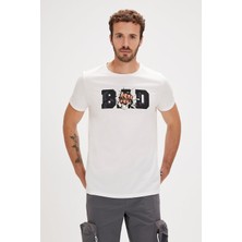 Bad Bear Bang Erkek Beyaz T-Shirt 24.01.07.058-C04