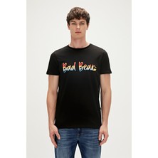 Bad Bear MANUSCRIPT T-SHIRT SİYAH Erkek T-Shirt 23.01.07.008-C01
