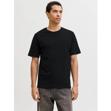Jack & Jones JJEORGANIC BASIC TEE SS O Siyah Erkek Kısa Kol T-Shirt