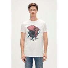 Bad Bear PIRATE T-SHIRT Beyaz Erkek T-Shirt 23.01.07.021-C04