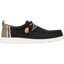 Hey Dude 43086 Wally Craft Linen Siyah Erkek Ayakkabı