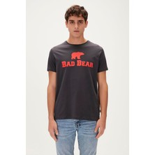 Bad Bear 19.01.07.002.Bad Bear Tee Antrasit Erkek T-Shirt