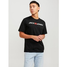 Jack & Jones JJECORP LOGO TEE SS CREW Siyah Erkek Kısa Kol T-Shirt