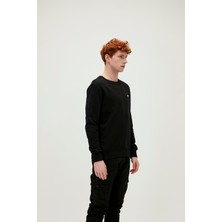 Bad Bear Presage Crewneck Siyah Erkek Sweatshirt 20.02.12.012-C01