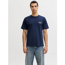 Jack & Jones Jack&jones Brandon Erkek Lacivert Tişört
