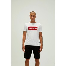 Bad Bear Flog T-Shırt Beyaz Erkek T-Shirt 22.01.07.013-C04