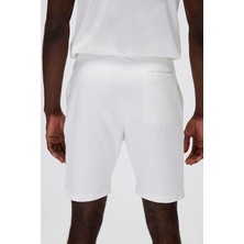Bad Bear Holmer SweatShorts Off-White Beyaz Erkek Şort